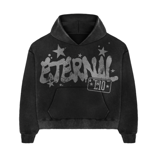 E10 Black Hoodie