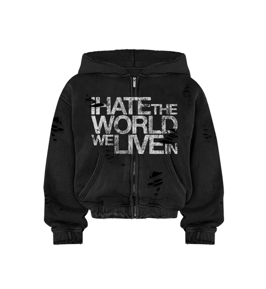 'HATE STATE' ZIP-UP