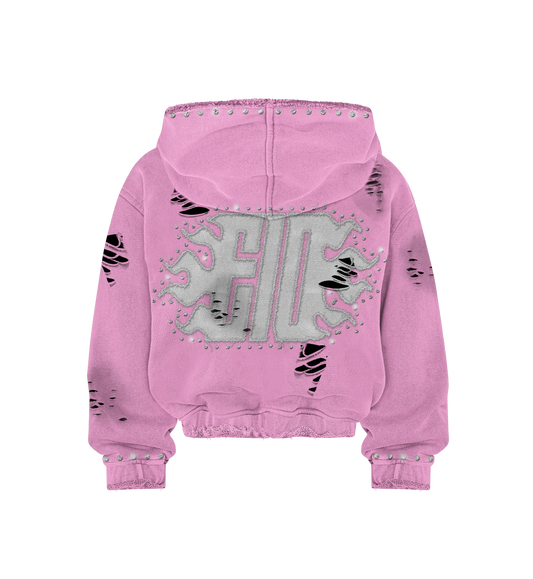 E10 Pink 'Ember' Hoodie